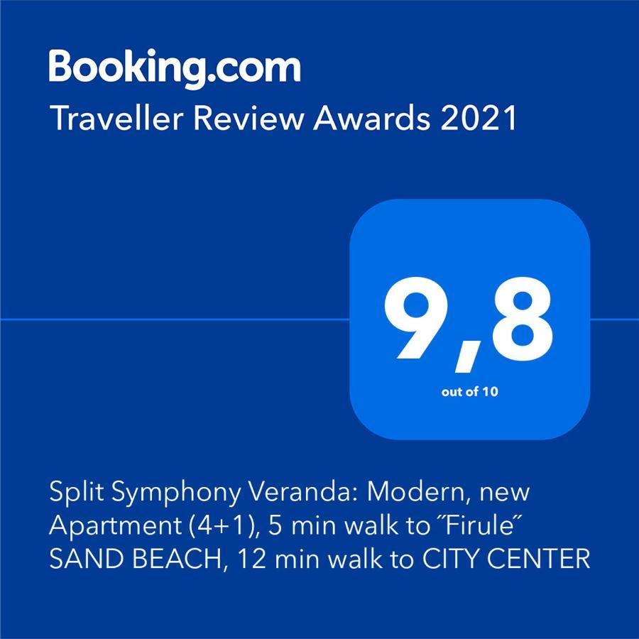 Split Symphony Veranda: Modern, New Apartment Luaran gambar